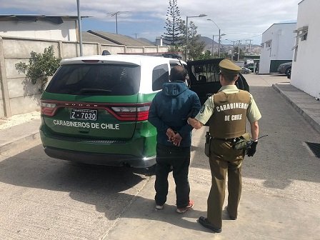 Carabineros detiene a delincuente que robo en dos veces en Hospital de Coquimbo