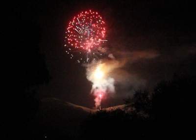 Vicuña fue el única comuna de la región que recibió el nuevo año con fuegos artificiales
