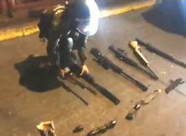(VIDEO) Cuatro detenidos y 8 rifles recuperados por robo a armería en La Serena