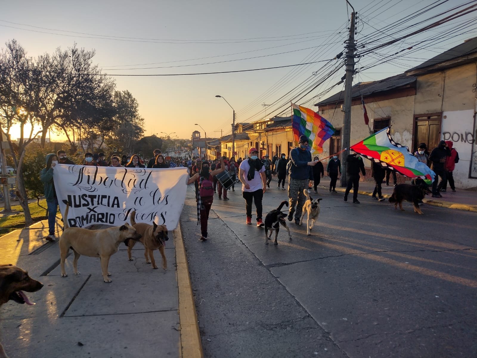 Manifestaciones por Romario Veloz