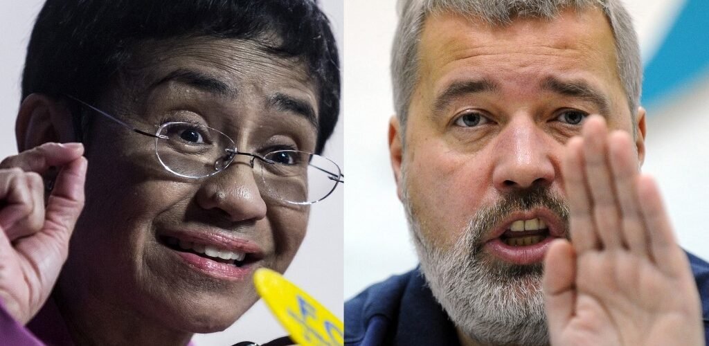 Premio Nobel de la Paz 2021 es entregado a periodistas filipina y ruso por su lucha por la libertad de expresión