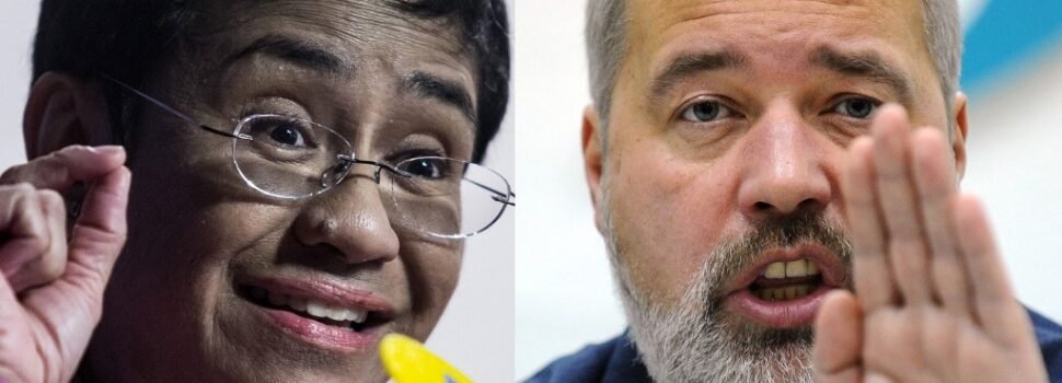 Premio Nobel de la Paz 2021 es entregado a periodistas filipina y ruso por su lucha por la libertad de expresión
