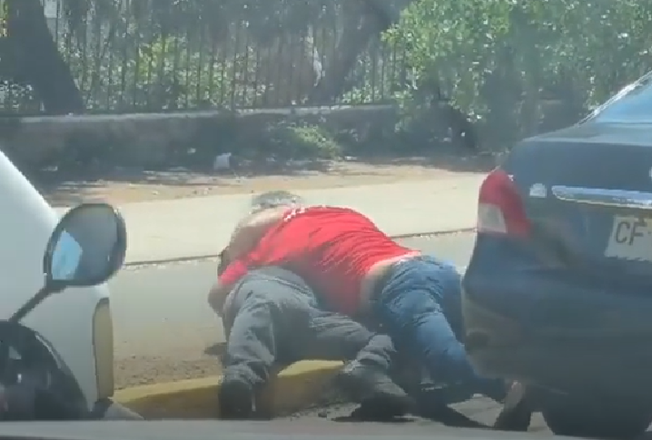 pelea en La Serena
