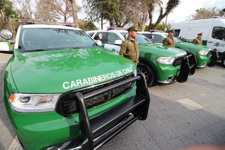 vehículos policiales