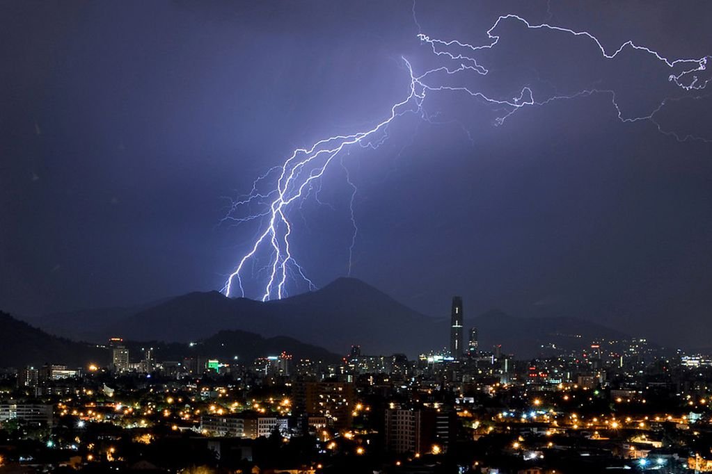 torméntas eléctricas para la región de Coquimbo