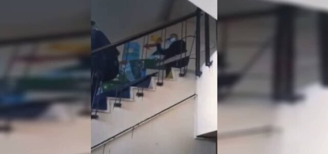 VÍDEO: Apoderado llegó a colegio de Coronel armado con palo con clavos tras agresión a su hija