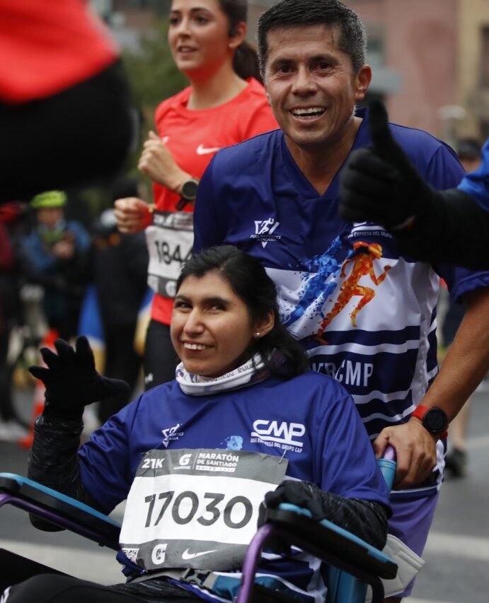 Maratón de Santiago: La historia del serenense que correrá nuevamente 21K con su hija el 2023