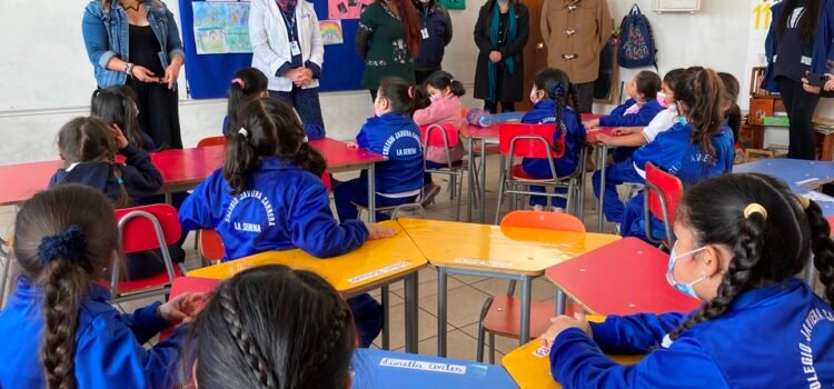 Seremis de Educación y Salud realizan jornada informativa para difundir nuevos protocolos sanitarios en colegio Javiera Carrera