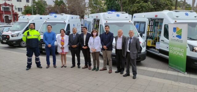 Cuatro ambulancias fueron entregadas para las comunas de Punitaqui, Monte Patria y Coquimbo