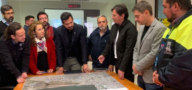 Realizan reunión técnica por los trabajos realizados por socavón y aguas servidas en ruta 5 de Coquimbo