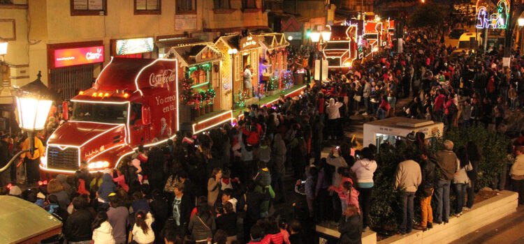 Caravana Navideña de Coca-Cola regresa para llenar de magia a las calles de Coquimbo