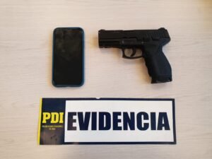 Arma evidencia