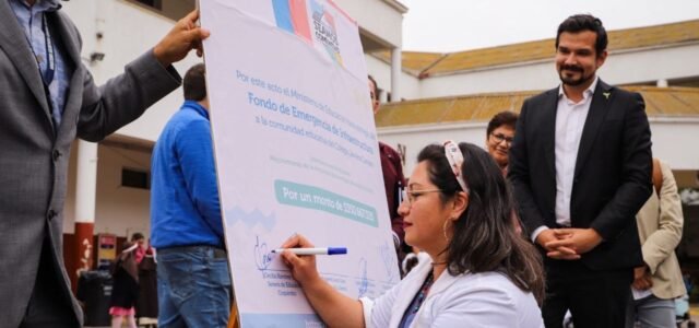 Gobierno anuncia más de $ 1.500 millones para reparación de infraestructura en 26 escuelas y liceos de la región