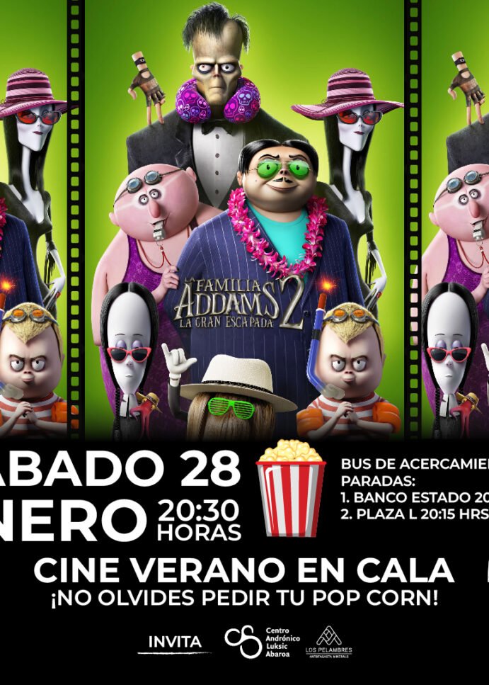 “Cine de Verano” en CALA nuevamente se toma la noche  de Los Vilos