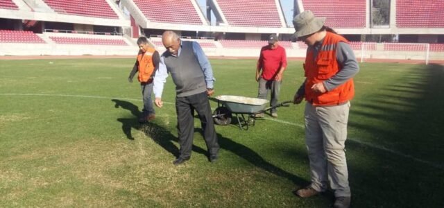 Resembrarán césped del Estadio La Portada de La Serena