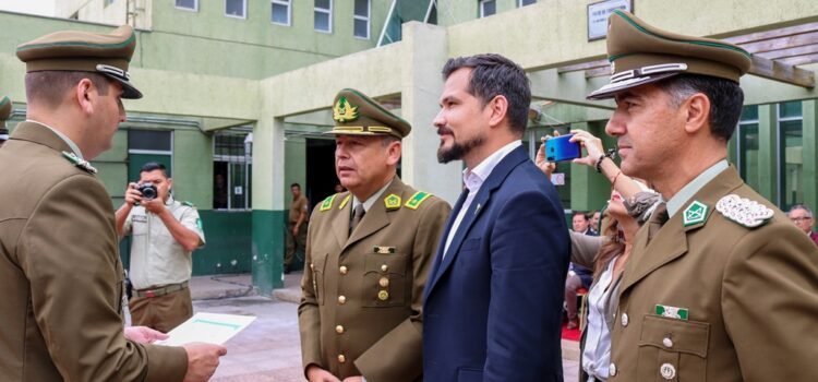 Funcionarios de carabineros fueron destacados por su labor en la región de Coquimbo