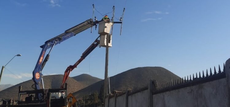 1.200 metros de cable de cobre fueron sustraídos en Quebrada de Talca