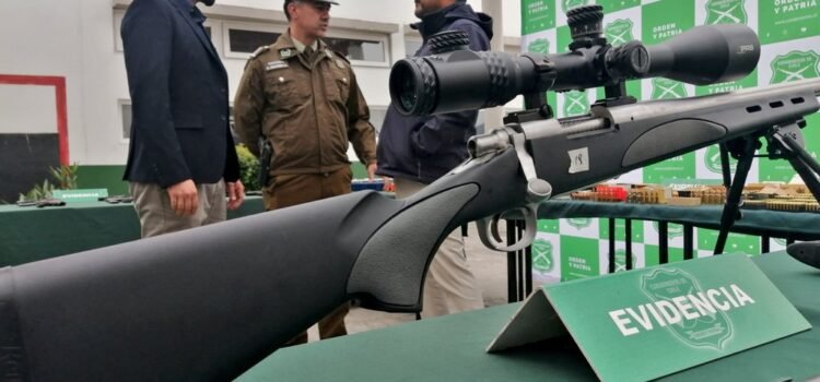 Más de 19 armas de fuego y 4.000 municiones fueron sacadas de circulación en La Serena