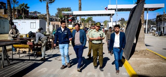 Supervisan los preparativos y coordinación de seguridad de La PampillIa de Coquimbo