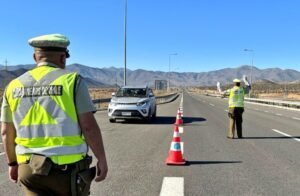 Control carabineros carretera