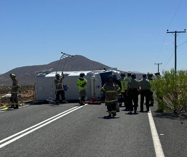 Un fallecido es el saldo de choque entre una ambulancia y un taxi en ruta D605