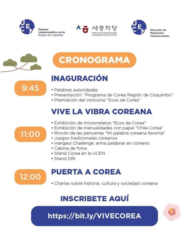 La cultura coreana aterriza en la Región de Coquimbo con programa pionero abierto a la comunidad