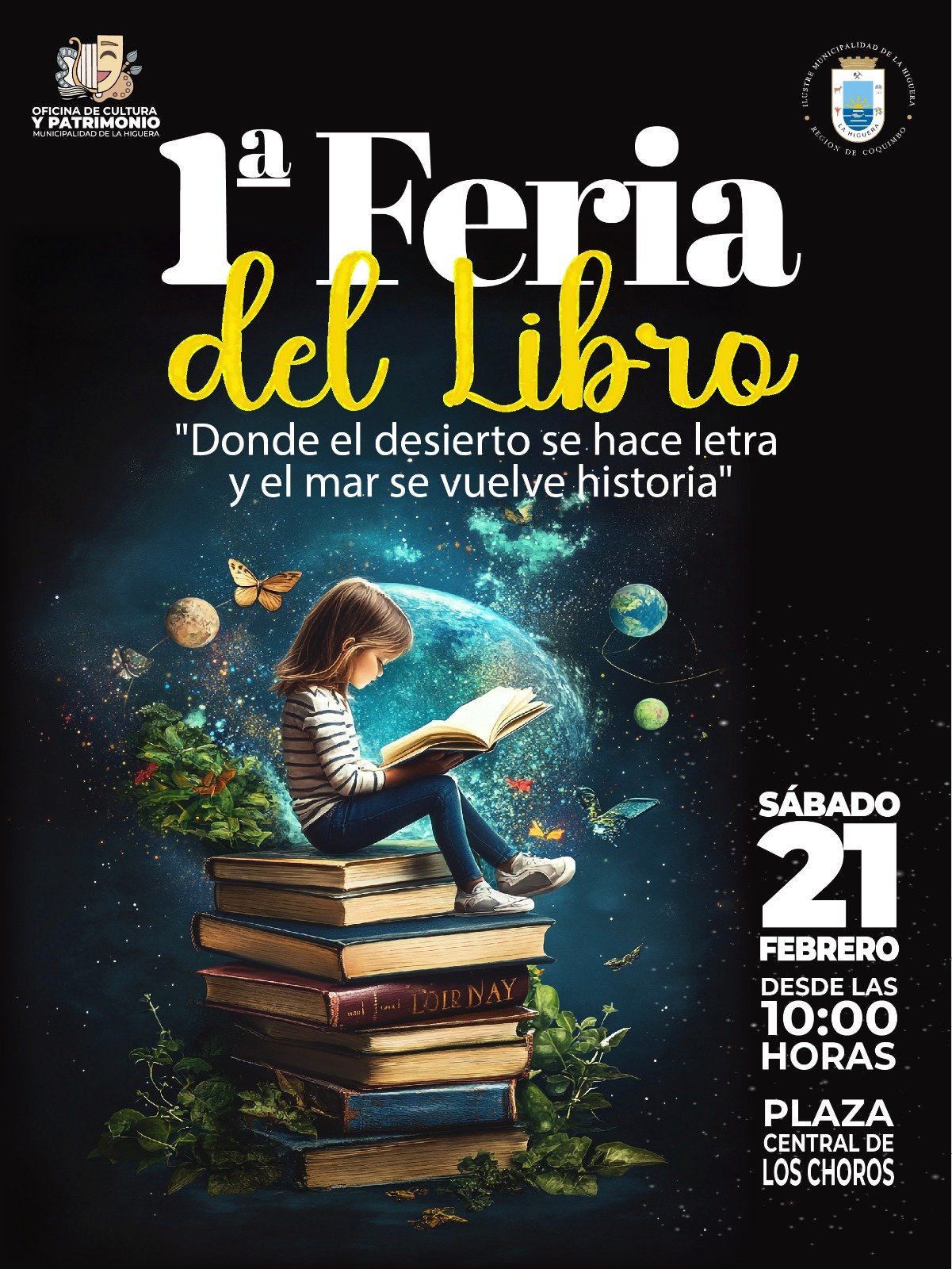 Hito cultural en La Higuera: Primera Feria del libro se realizará en Los Choros