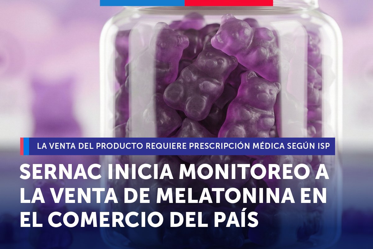 SERNAC inicio monitoreo a la venta de melatonina en el comercio del país
