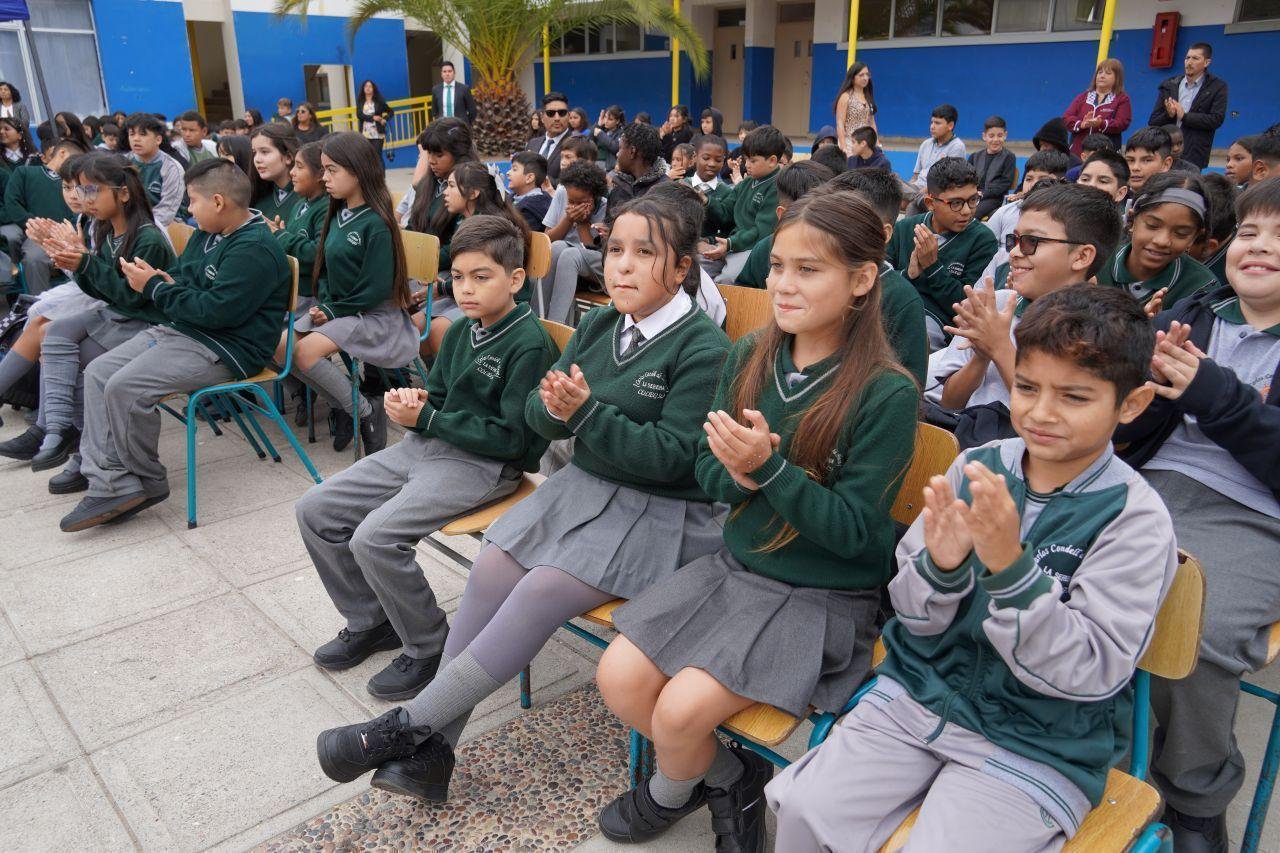 En inicio de año escolar en Colegio Carlos Condell de La Serena: SLEP Elqui destacó millonaria inversión para fortalecer la Educación Pública