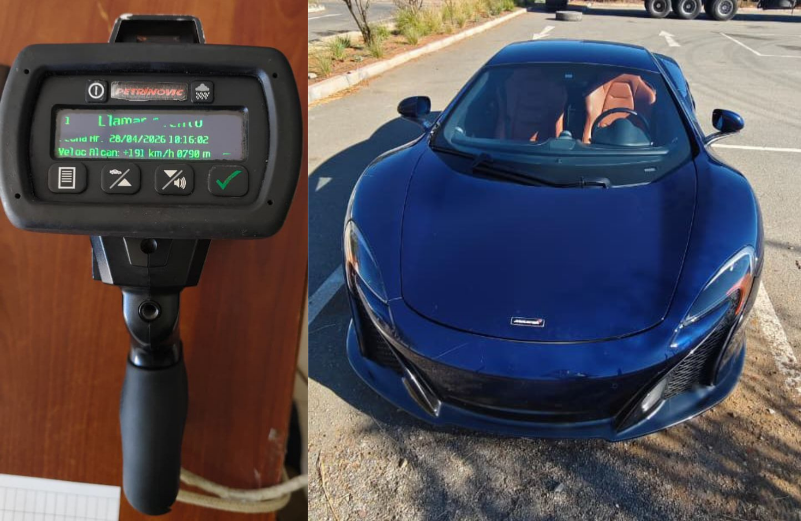 Sujeto detenido por conducción temeraria en ruta 5