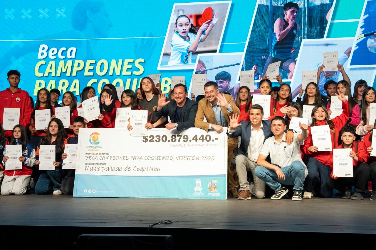MUNICIPALIDAD DE COQUIMBO ABRE POSTULACIONES A BECA CAMPEONES PARA APOYAR A DEPORTISTAS DE ALTO RENDIMIENTO Y PROYECCIÓN