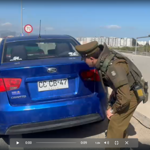 CARABINEROS REALIZA PERITAJES A VEHÍCULO VINCULADO A ROBO EN CARNICERÍA DE LA SERENA